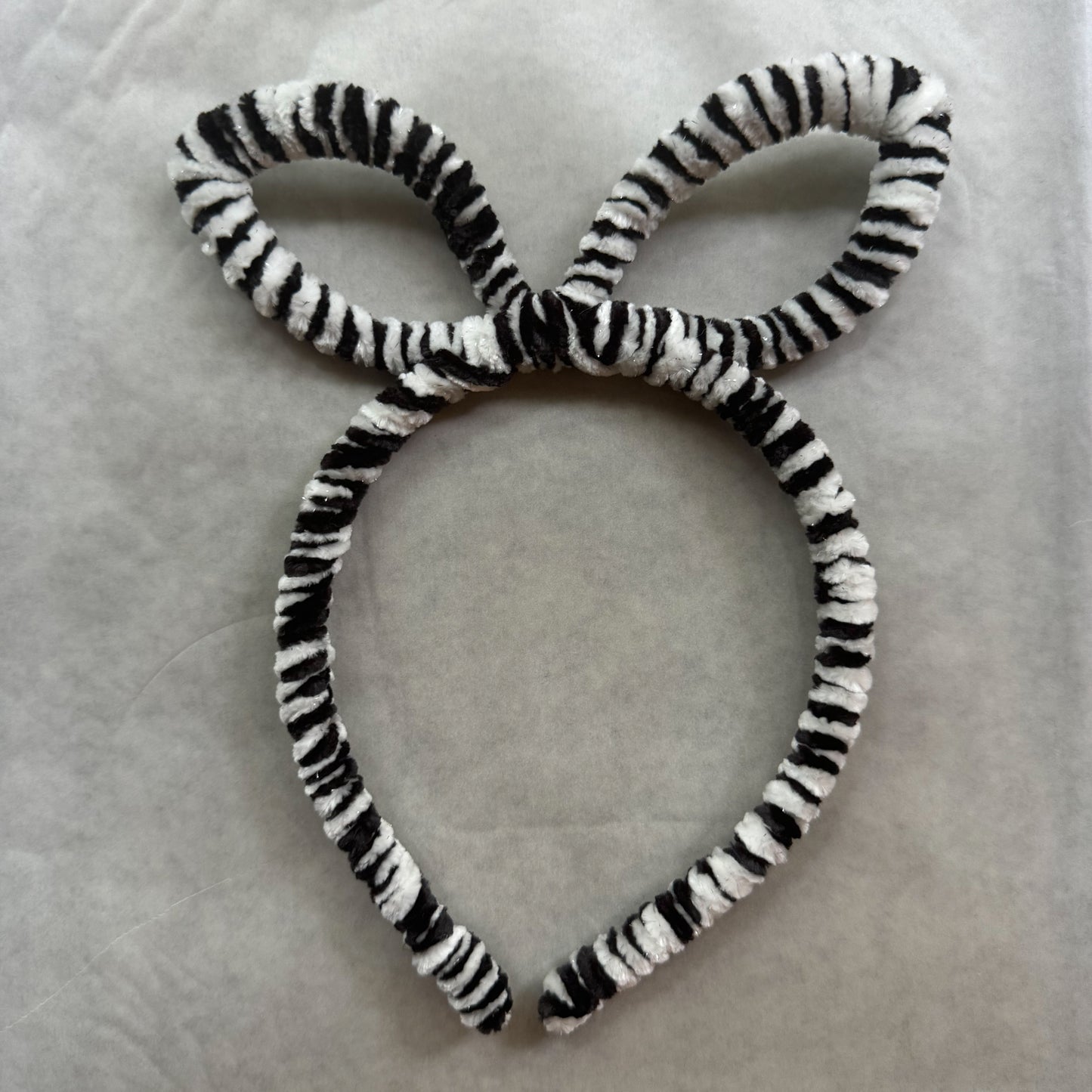 Zebra Stripe Fancy Bow