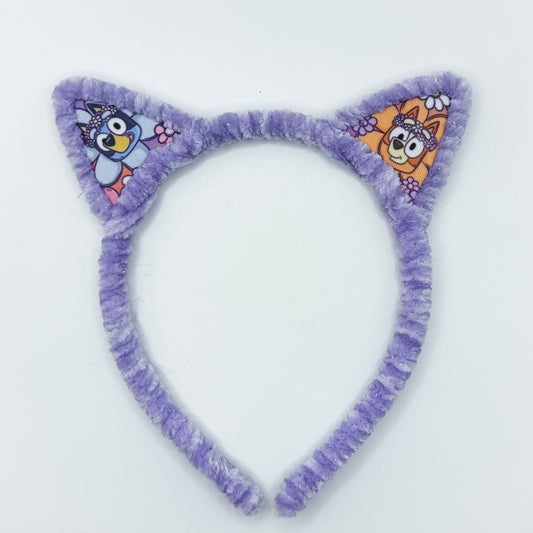 Flower Dog Kitty (Lavender Headband)