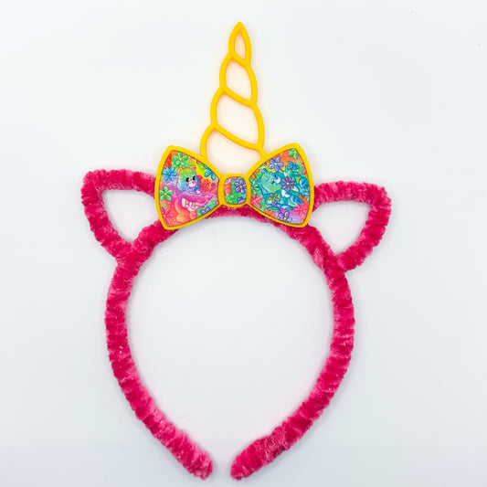 Unicorn- Flower Bear Bow